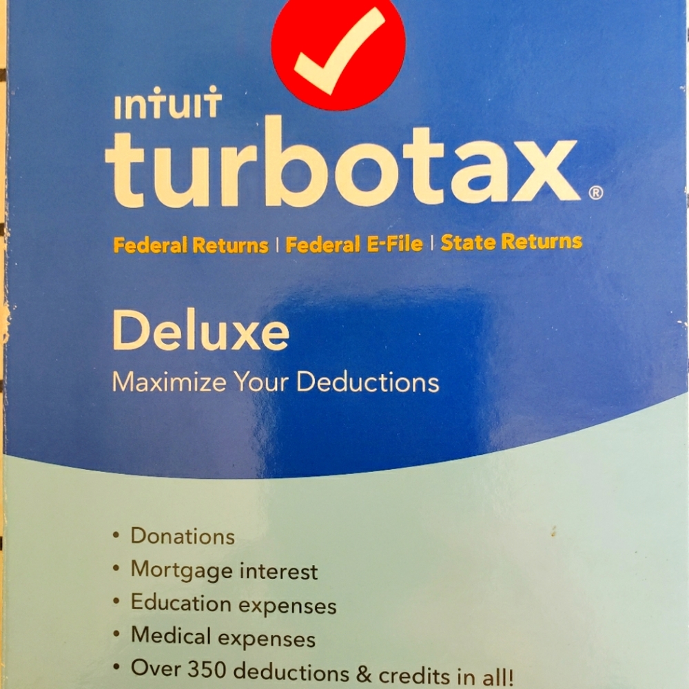 Brand new 2017 TurboTax Deluxe cd